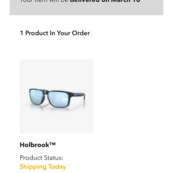 Oakley Holbrook Prizm Deep Water Polarized Lenses, Polished Black Frame - Picture 3 of 6